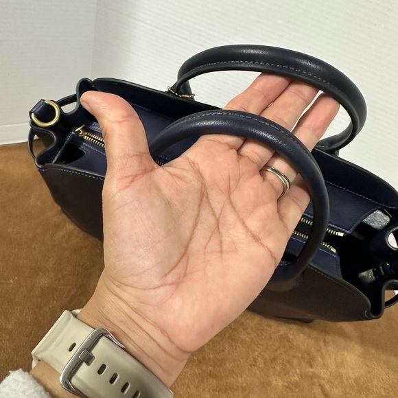 Coach Navy Soft Empire Carryall 40 - Picture 9 of 11